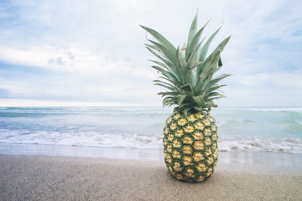 Pineapple on Beach