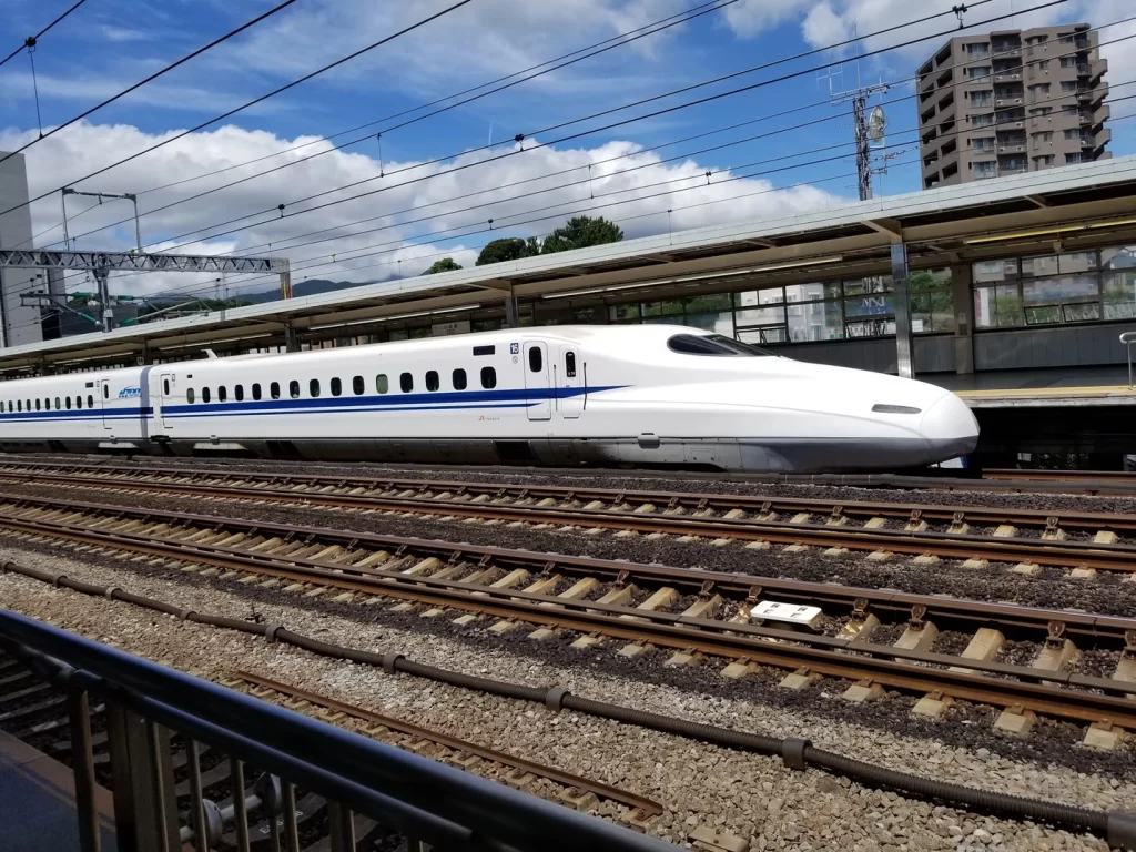 Shinkansen - The train we took from Odawara to Nagoya