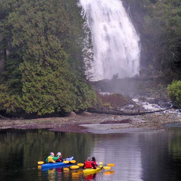 Kayaks and Waterfalls