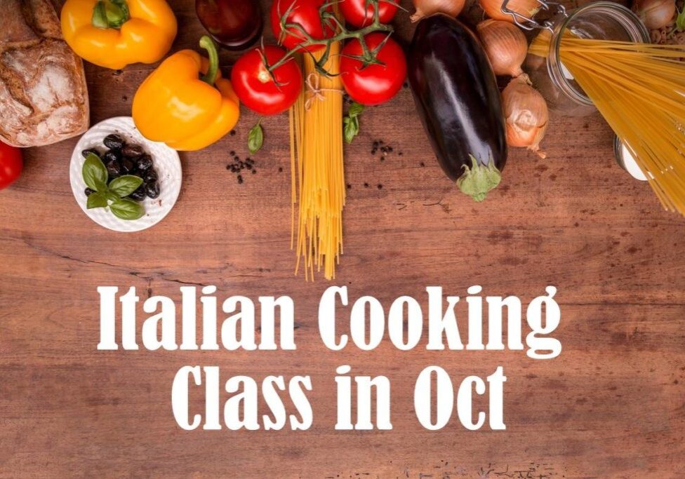 FREE Italian Online Cooking Class - 10/29
